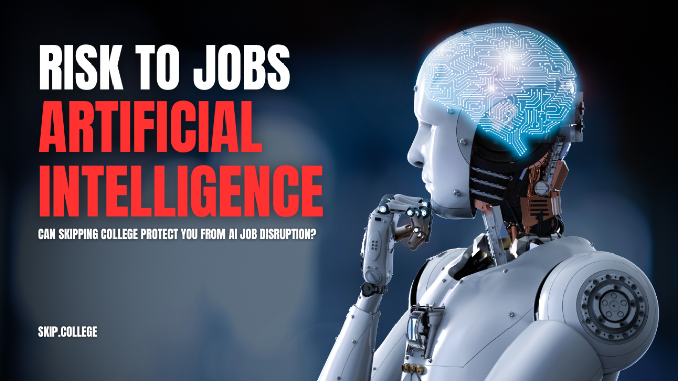 Will skipping college help you avoid AI job disruption?